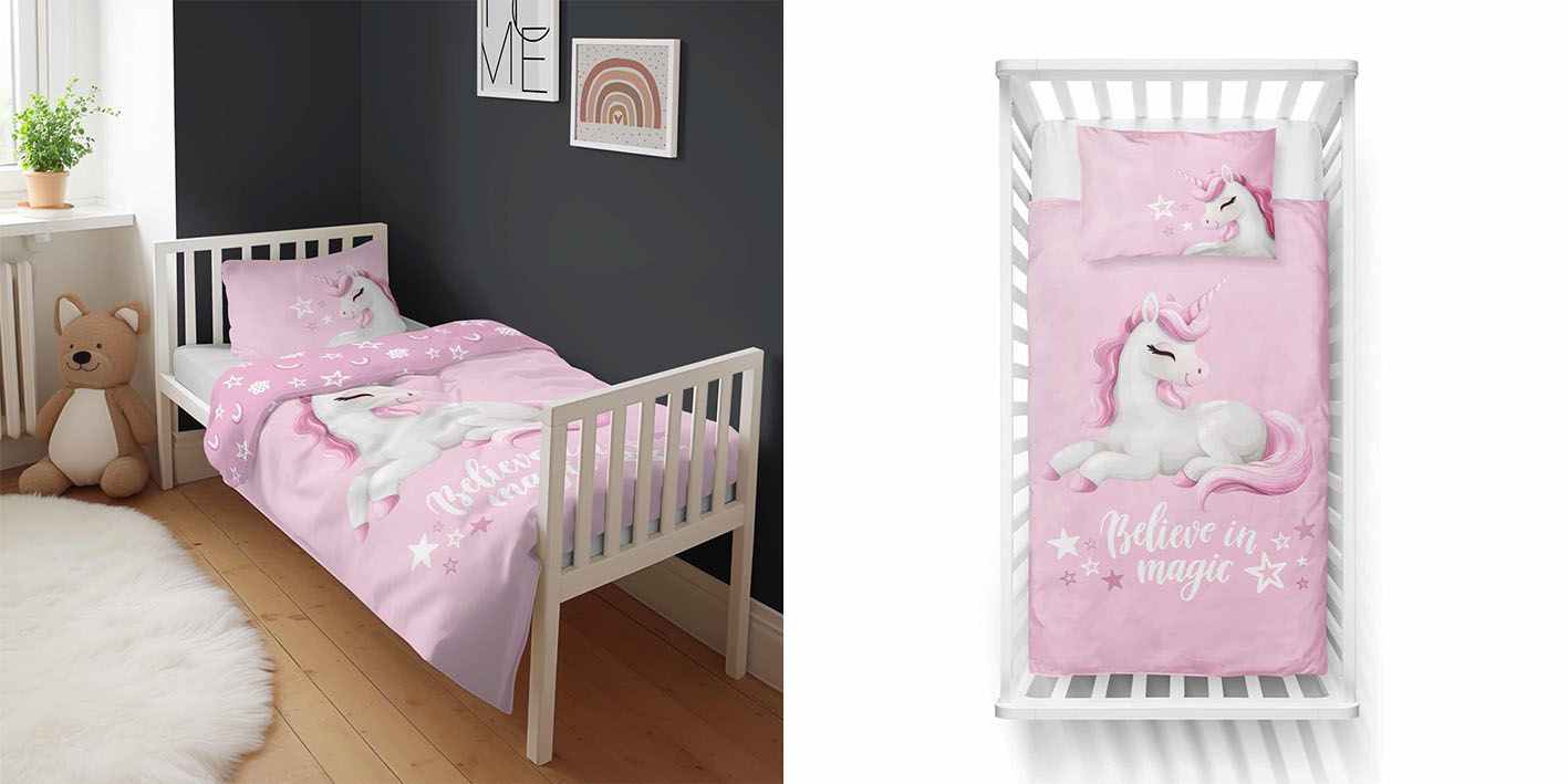 100x135 pościel jednorożec magic